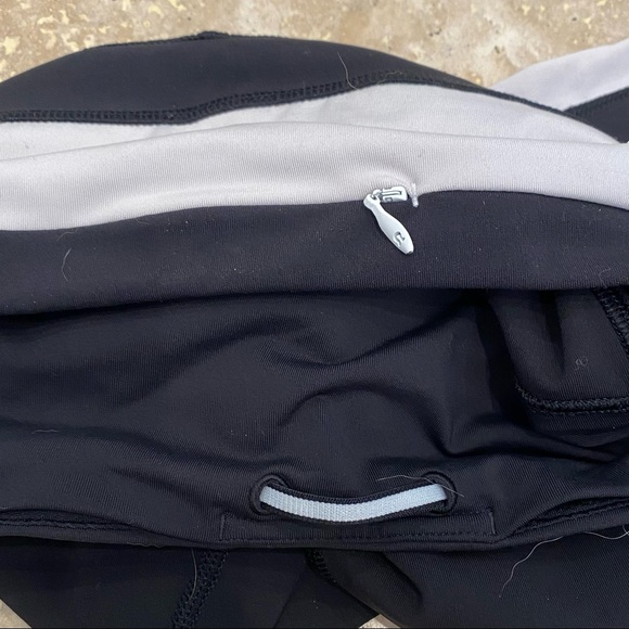 Black Lululemon Leggings Reflective Ankle Compression - Picture 6 of 7